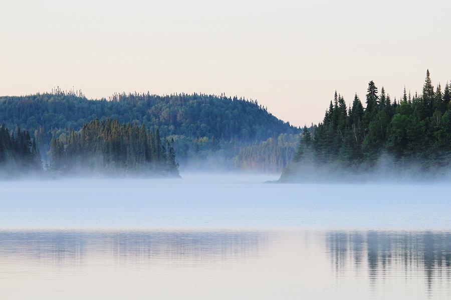 Mist On The Lake Photograph