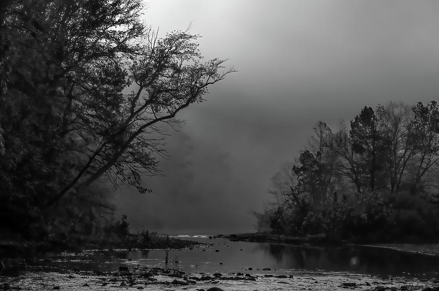 Mist on the River Photograph by James Barber