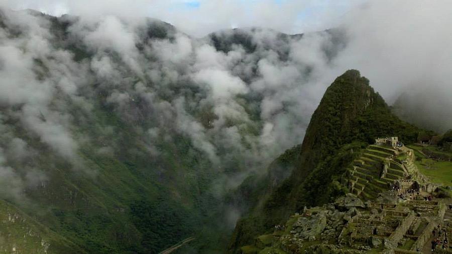 Mist Over Machu Picchu  Photograph by Trevor Grassi