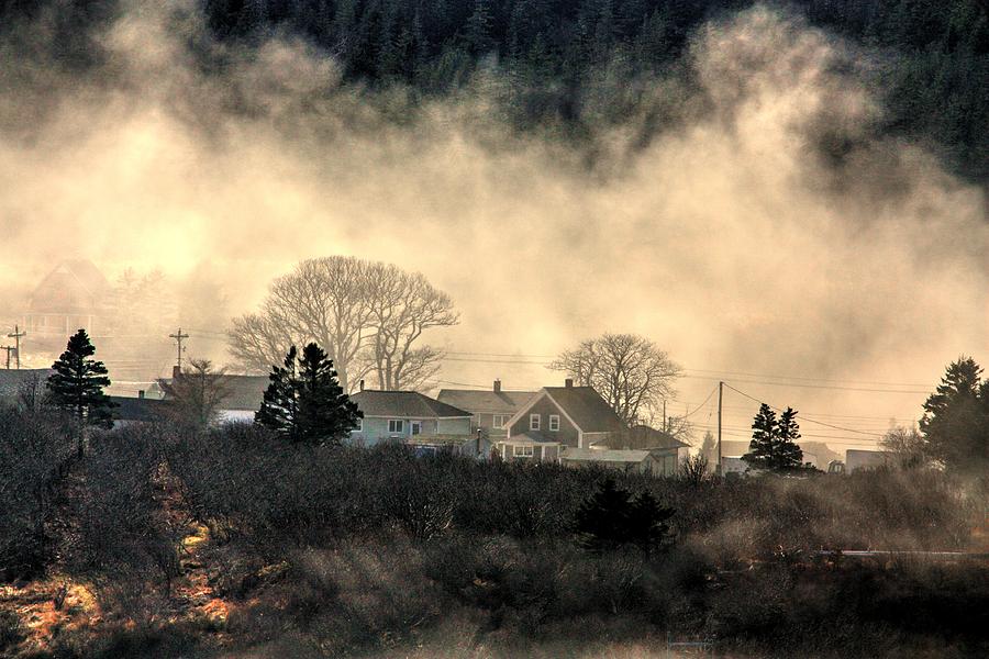 Mist roills in  Photograph by David Matthews