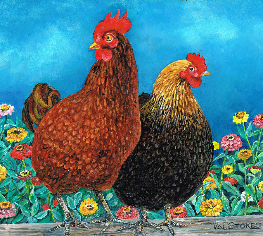 MISTER and MISSUS Painting by Val Stokes Fine Art America