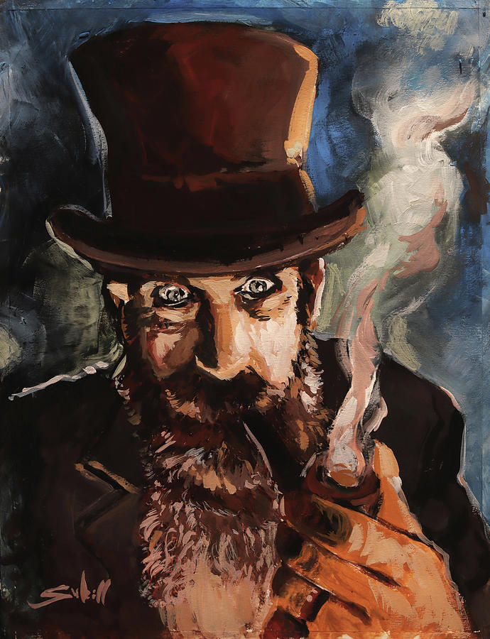 Mister Dark Painting by Sv Bell