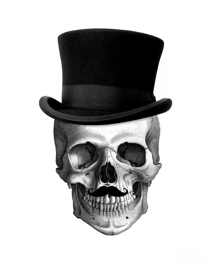 Halloween Digital Art - Mister Skull by Madame Memento
