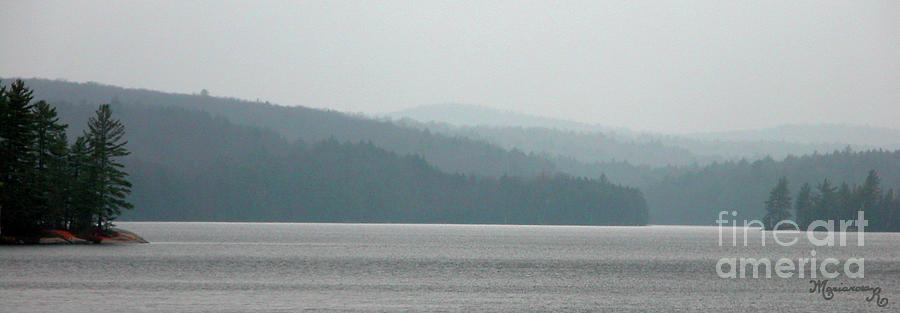 Misty Adirondacks Photograph by Mariarosa Rockefeller