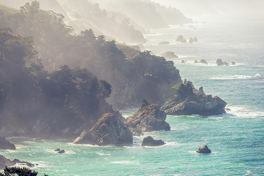 Misty and Mystical Big Sur Photograph by Joseph S Giacalone
