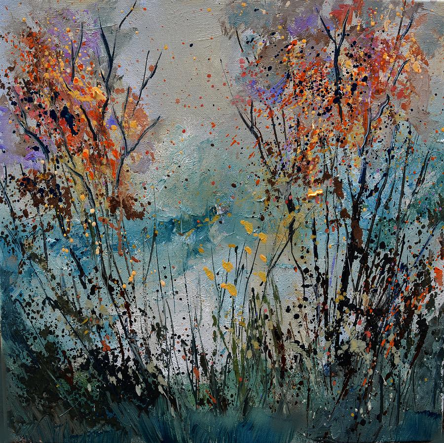 Misty autumn Painting by Pol Ledent