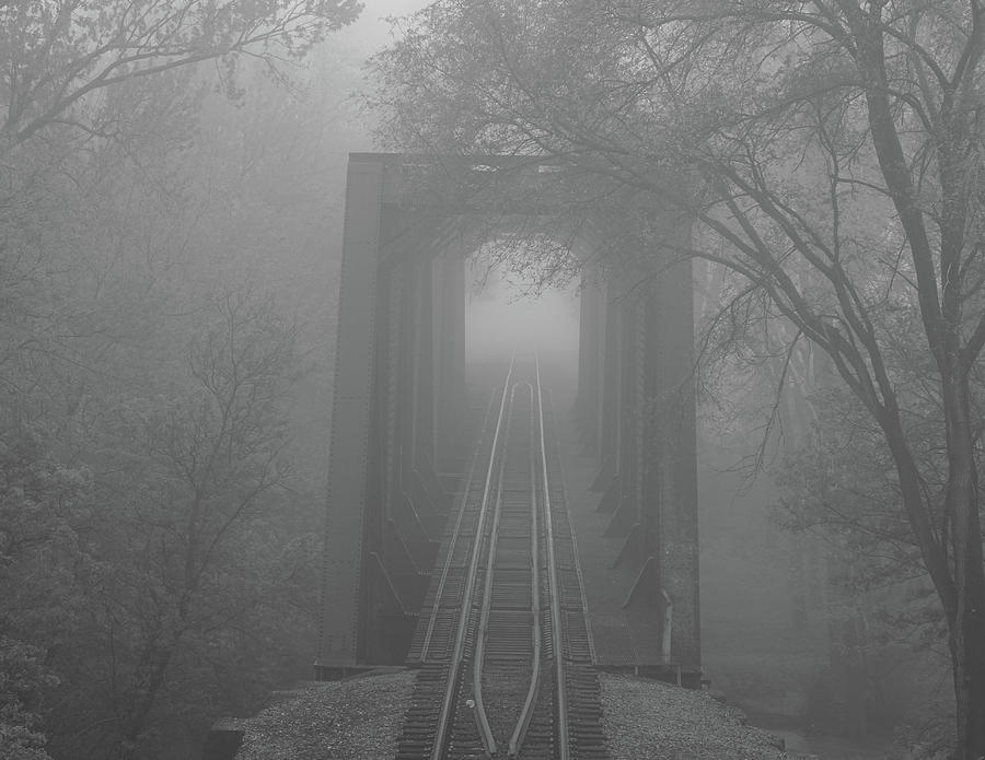 Misty Bridge Photograph by Scott Smith