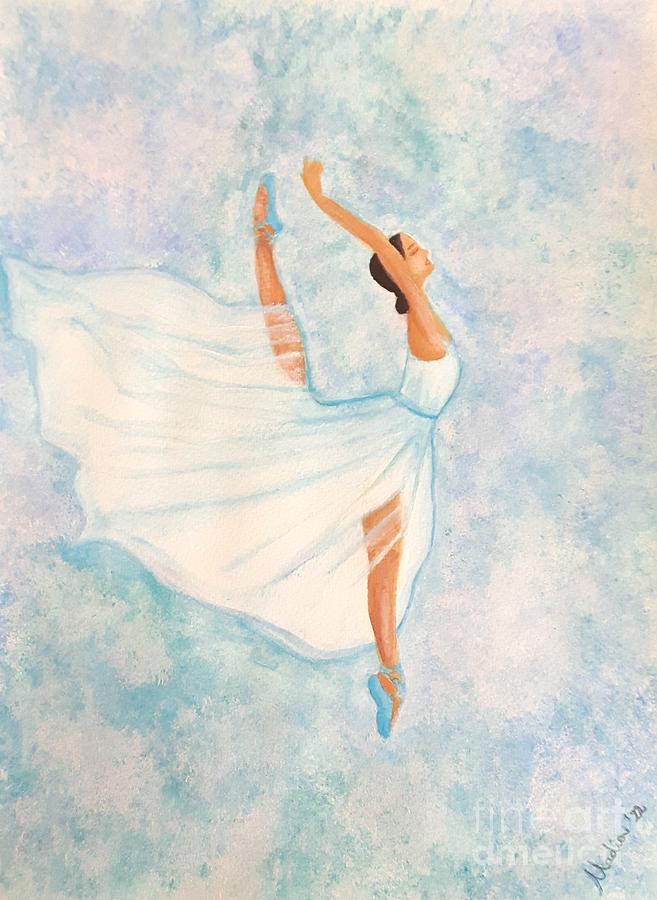 Misty Copeland Painting by Nadia Spagnolo