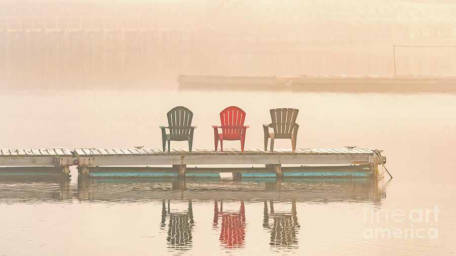Misty Harbor Morning Photograph by Sean Mills