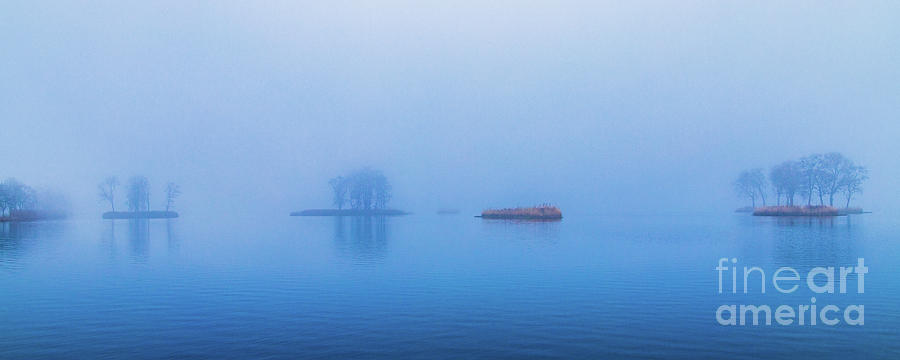 Misty islands Photograph by Casper Cammeraat