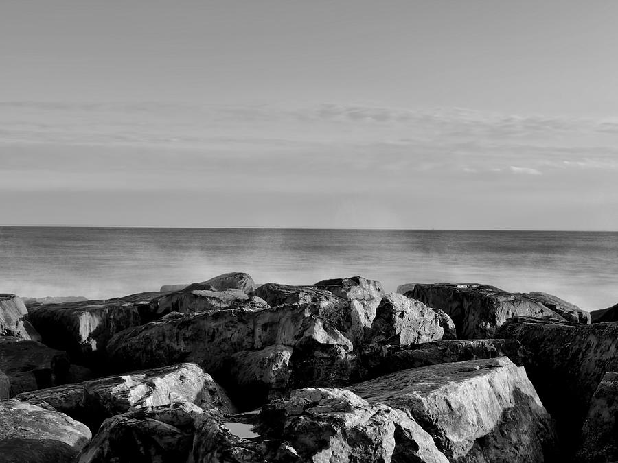 Misty Jetty 1 Photograph by Cheryl Scanlan - Fine Art America