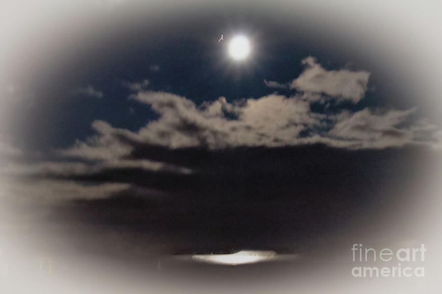 Misty Moonlight Photograph by William Norton
