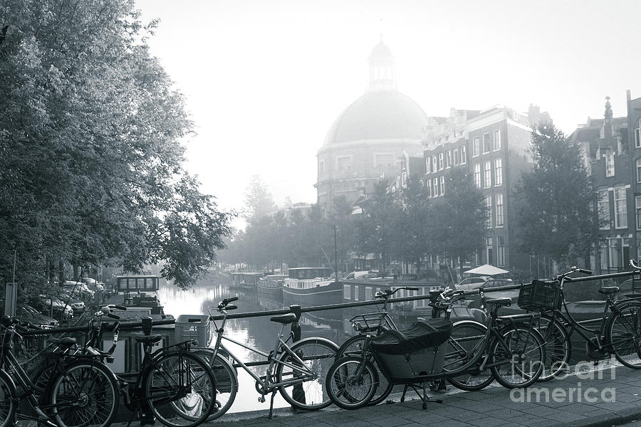 Misty Morning Amsterdam Photograph