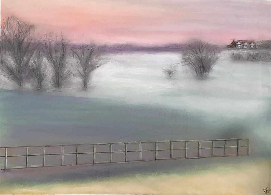 Misty Morning Pastel by Dave Griffiths