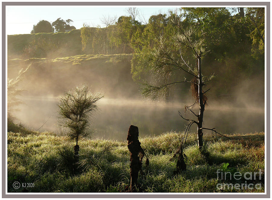 Misty Morning- Hawkesbury River Photograph by Klaus Jaritz