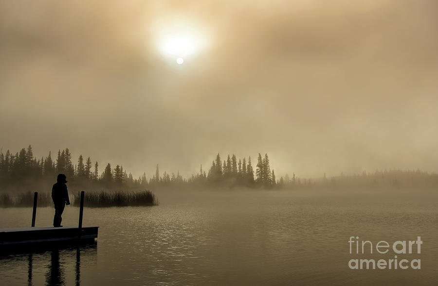 Misty Morning Sunrise Photograph by Ed McDermott