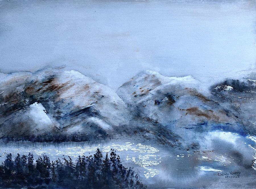 Misty Mountains No. 2 Painting by Wendy Keeney-Kennicutt