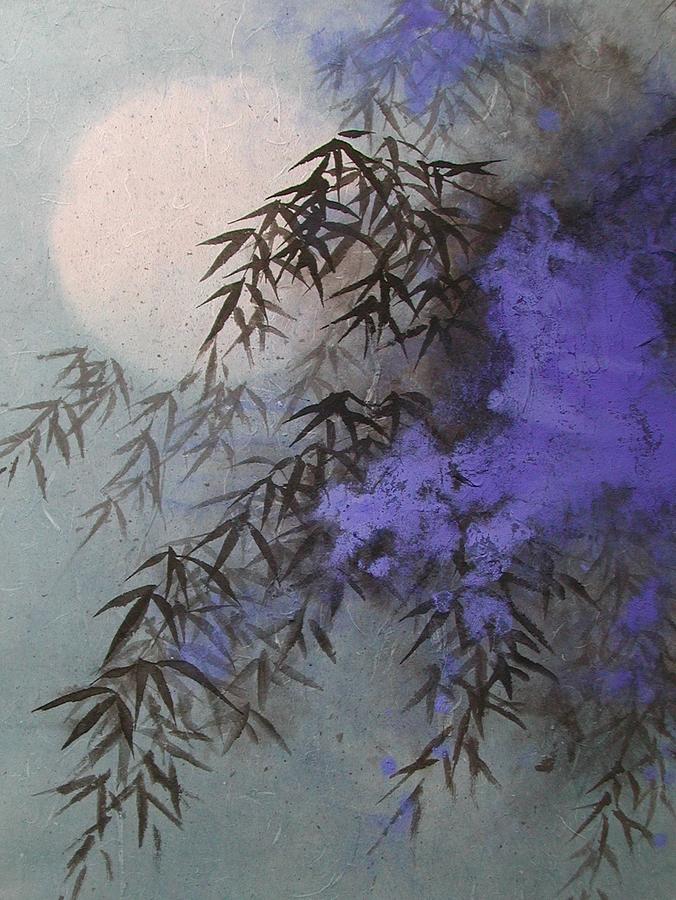 Misty Night Painting by Vina Yang