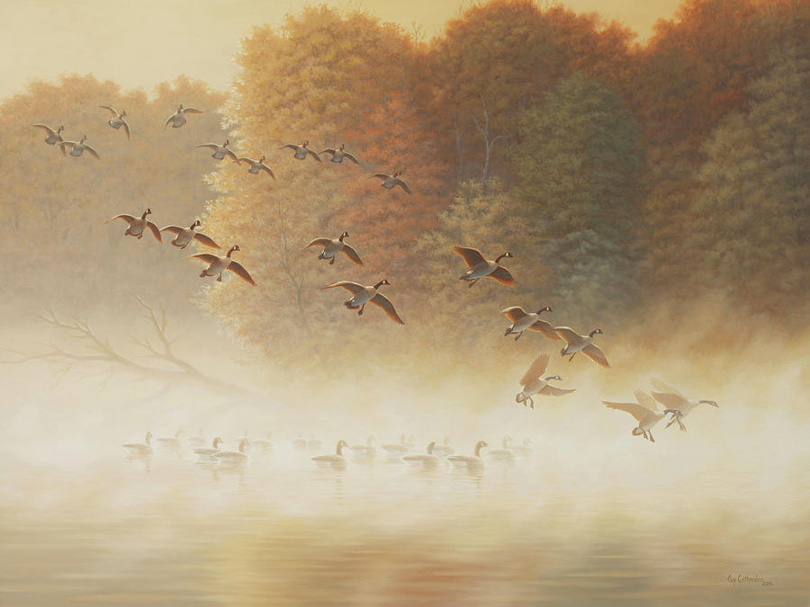Misty Rendezvous Painting by Guy Crittenden
