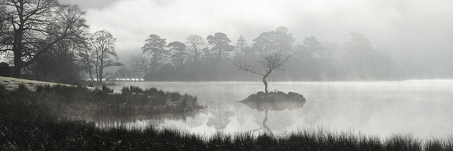 Misty rydal water lake district Photograph by Sonny Ryse