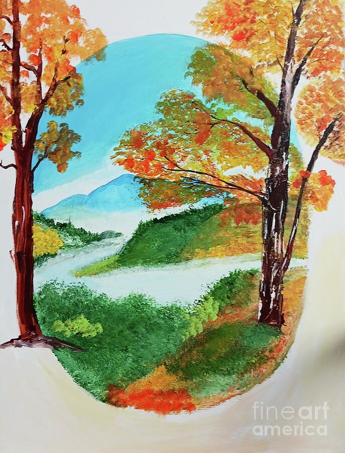 Misty Valley Painting # 233 Painting by Donald Northup Misty Valley Painting # 233 Painting by Donald Northup
