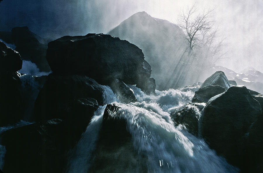 Misty Waterfall Photograph by Neil Pankler