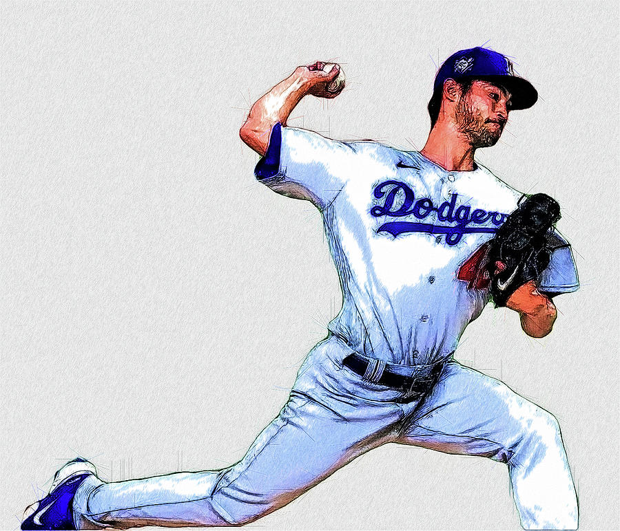 Chris Taylor - LF - Las Angeles Dodgers Digital Art by Bob Smerecki - Pixels