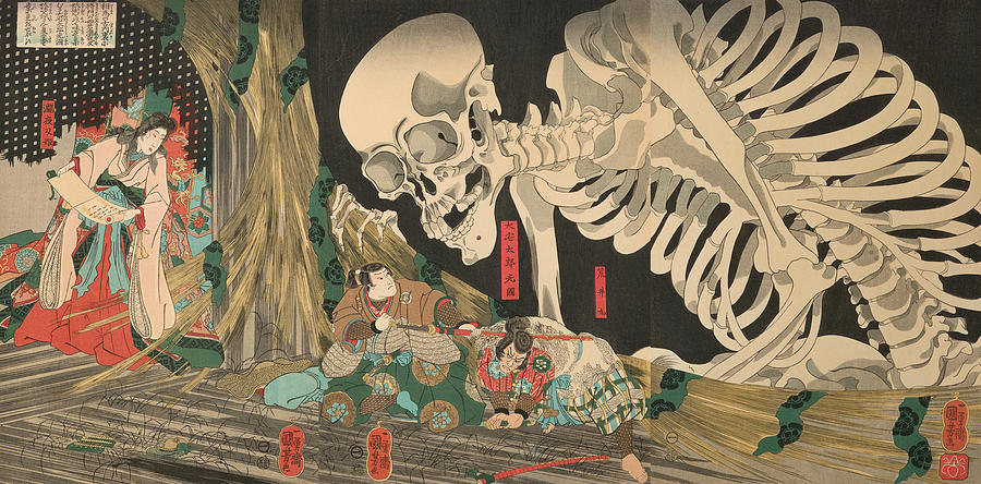 [Filler] O Passado do Yūgure Mitsukuni-defying-the-skeleton-spectre-invoked-by-princess-takiyasha-utagawa-kuniyoshi