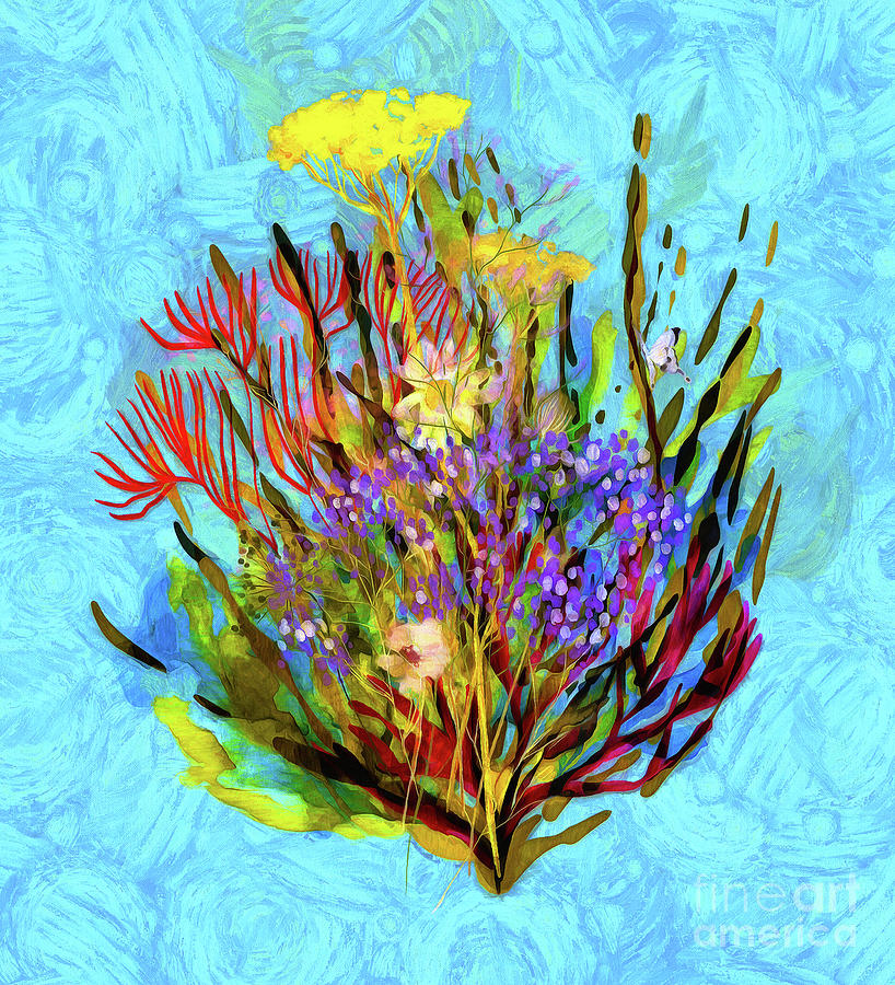 Mixed Bouquet Digital Art by Judi Bagwell