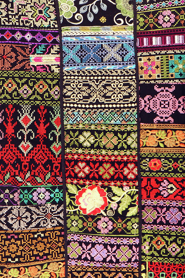 Mixed Embroidery Colors Photograph by Munir Alawi