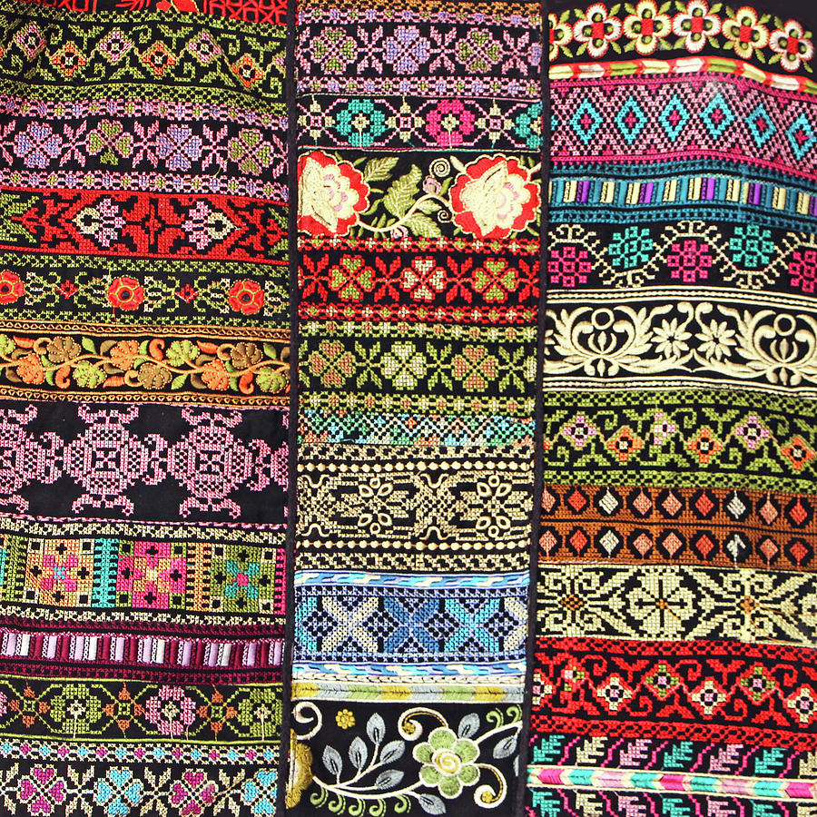 Mixed Palestinian Patterns Photograph by Munir Alawi