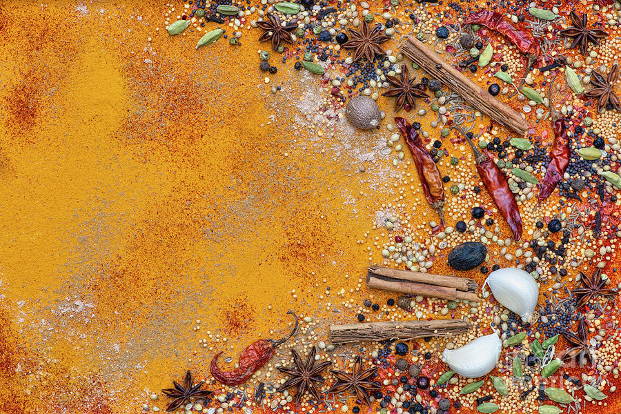 Mixed Spices Photograph by Tim Gainey