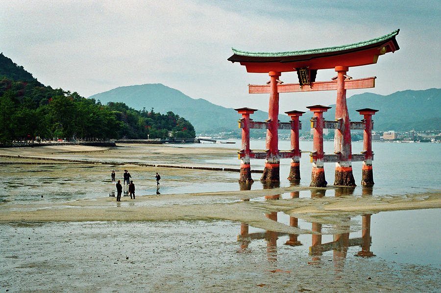 Miyajima Gate, Japan 01 Photograph by Niels Nielsen