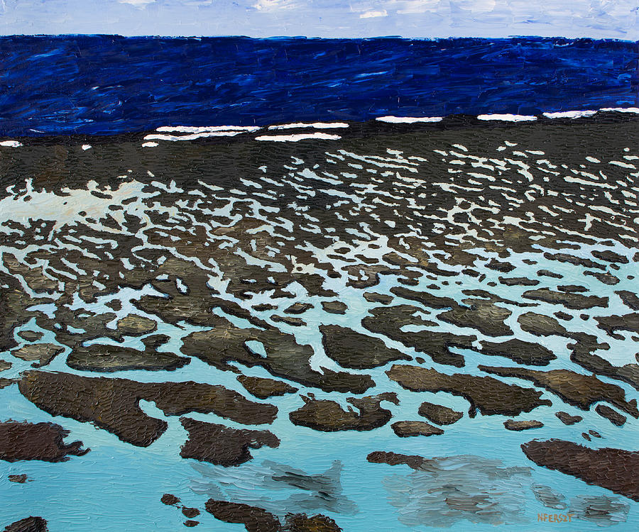 Miyakojima Reef Painting by Nick Ferszt
