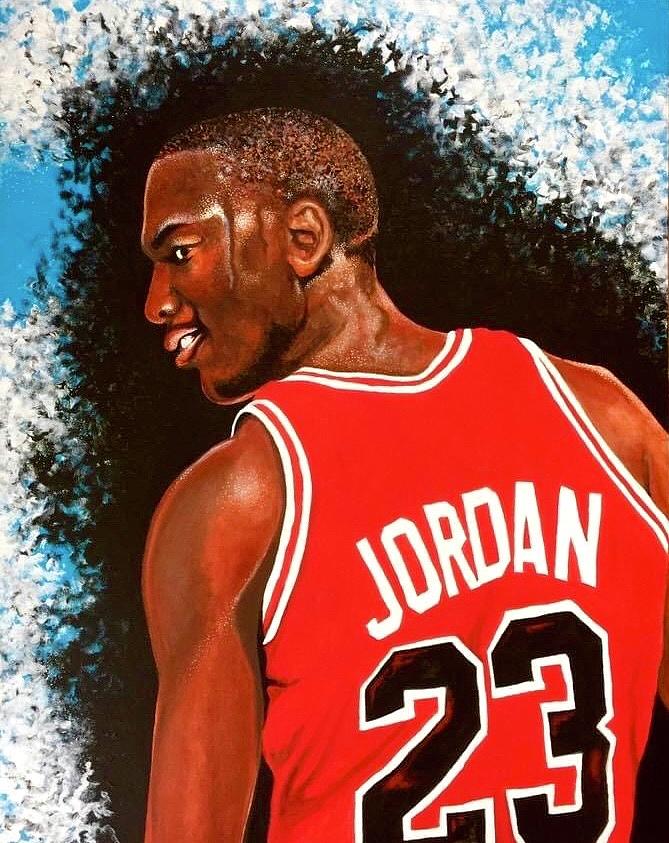 Mj Better Eat Your Wheaties Painting By Dino Murphy - Pixels