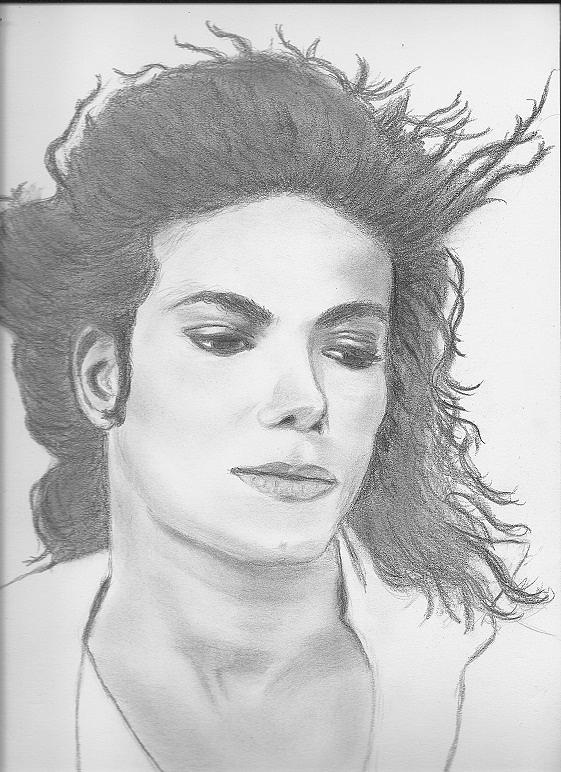 MJ Drawing by Debbie Rowe - Pixels