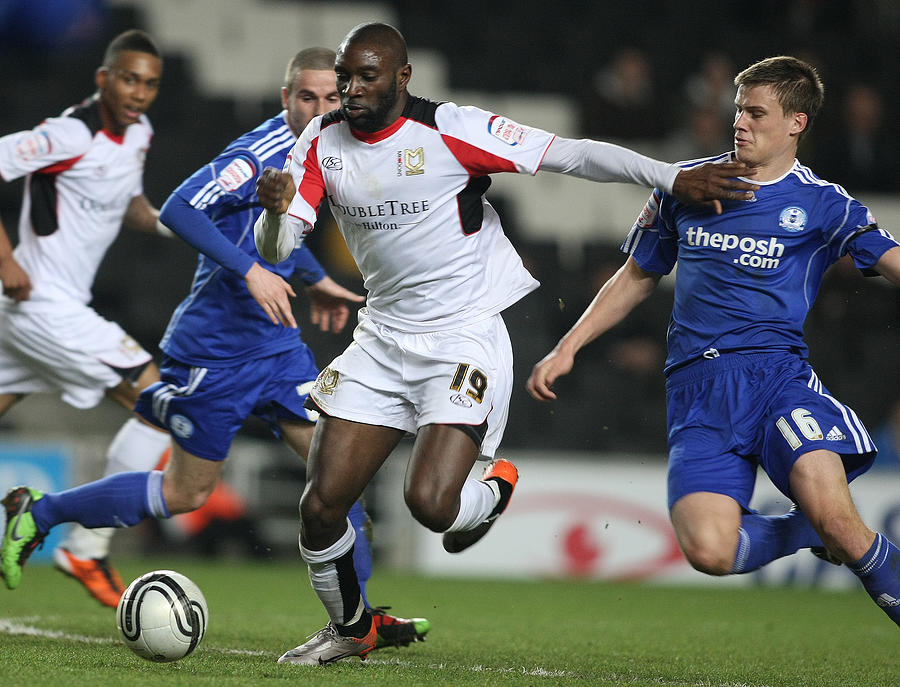 MK Dons v Peterborough United - npower League One Photograph by Pete Norton