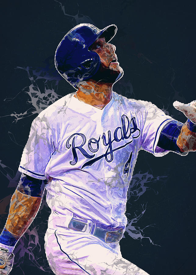 MLB Baseball Alexgordon Alex Gordon Alex Gordon Kansas City Royals  Kansascityroyals Alexanderjonatha Digital Art by Wrenn Huber - Fine Art  America