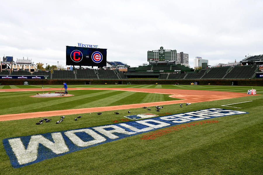 MLB: OCT 27 World Series - Workouts - Indians at Cubs Photograph by Icon Sportswire