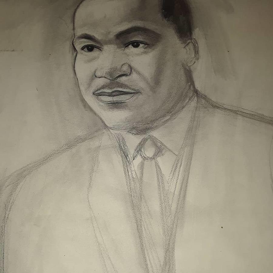 MLK Drawing by Ulysses Falls - Fine Art America