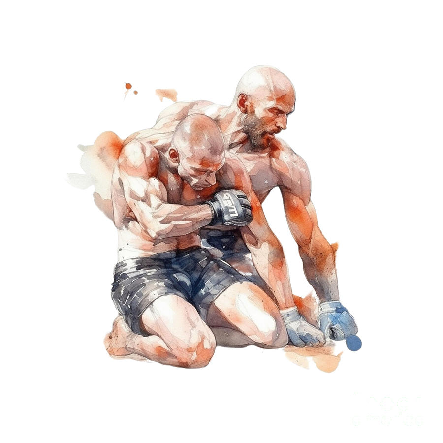 MMA Fighter 15 Digital Art by Sambel Pedes - Fine Art America
