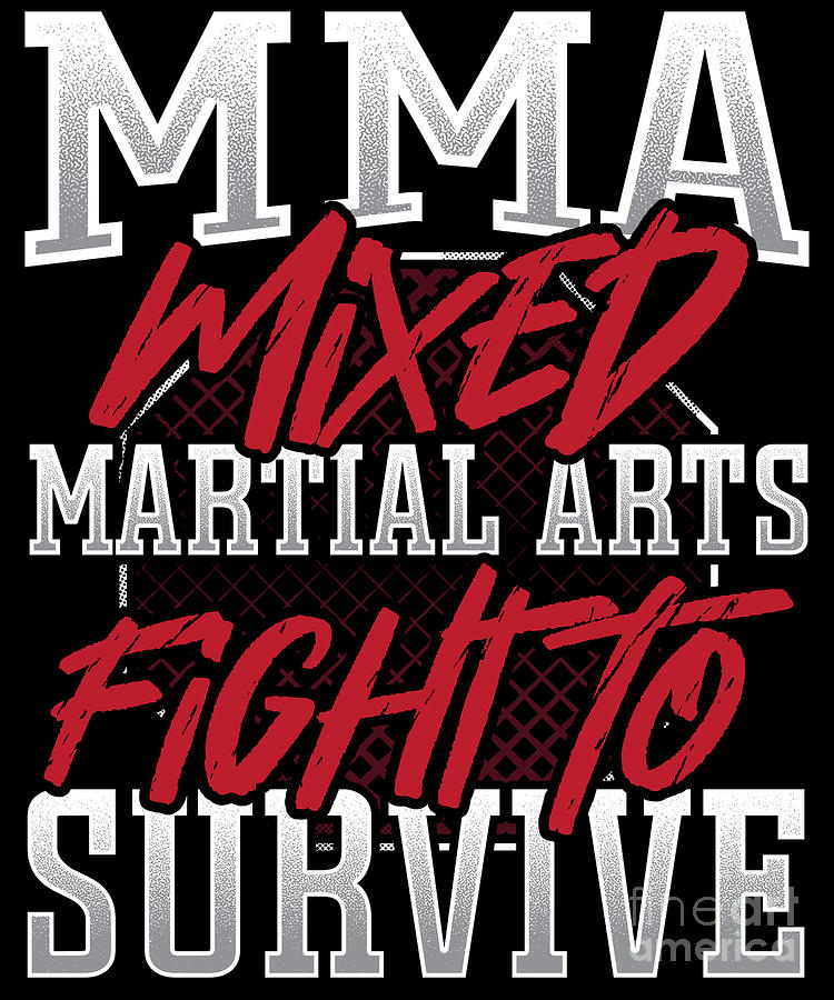 Mma Mixed Martial Arts Fight To Survive Digital Art By Alessandra Roth 