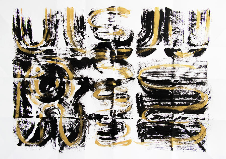 Mnemonic Codes 008 Painting by Cristina Stefan