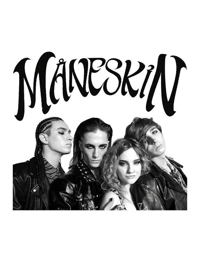 Mneskin rock Maneskin Poster tumblr Painting by Abigail Ethan | Pixels