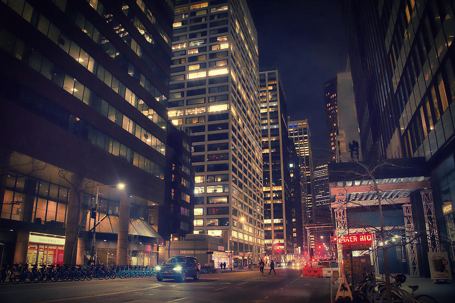 New York City Night Photograph by Montez Kerr