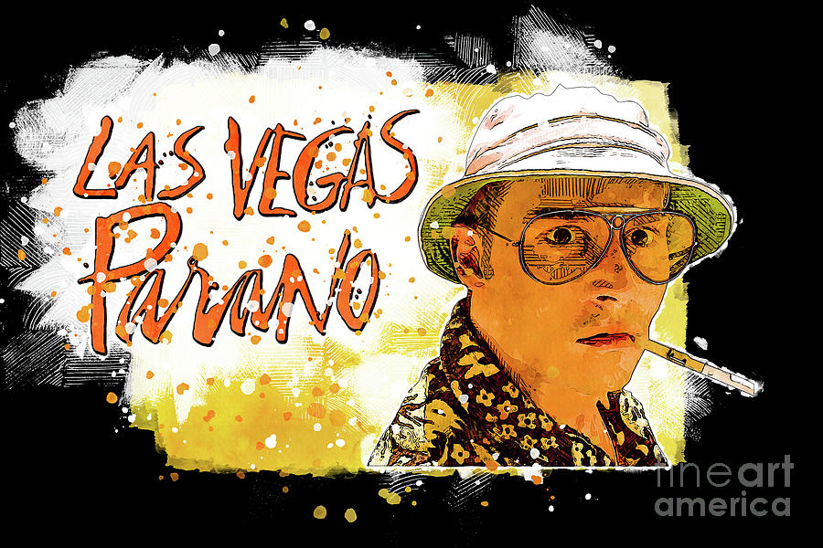 Mo2025 Fear And Loathing In Las Vegas Horizontal Movie Poster Digital