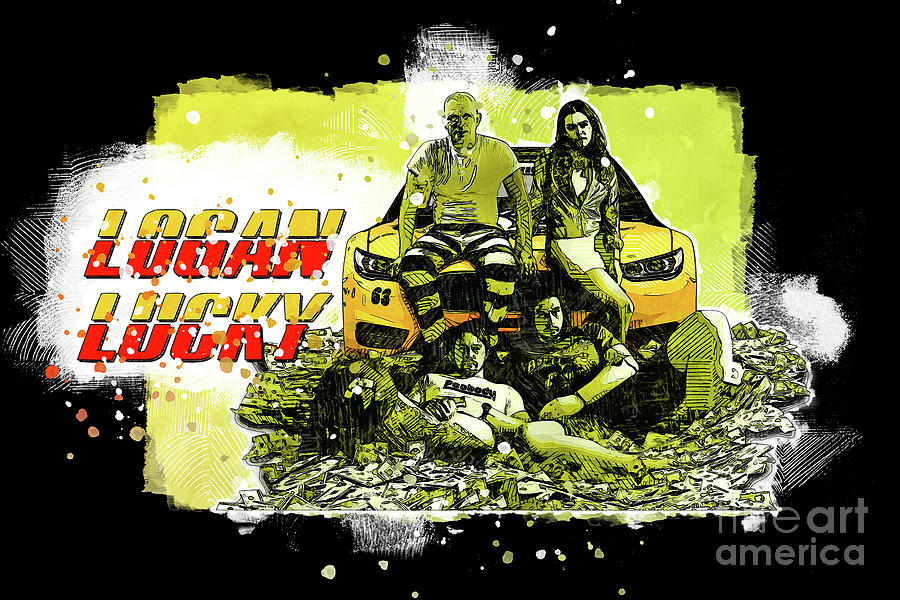 Mo2430 Logan Lucky Horizontal Movie Poster Digital Art by Joanie Marvin ...