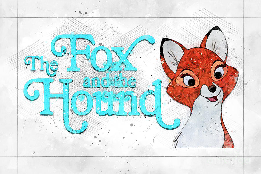 Mo3535 The Fox And The Hound Horizontal Movie Poster Digital Art by ...