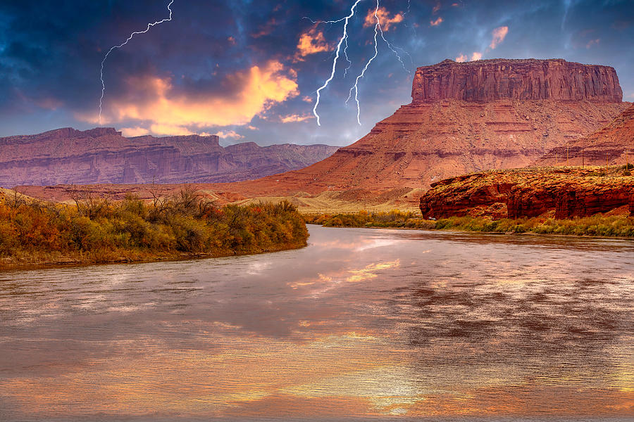 Moab Colorado River Photograph By Andrei Foto   Moab Colorado River Andrei Foto 