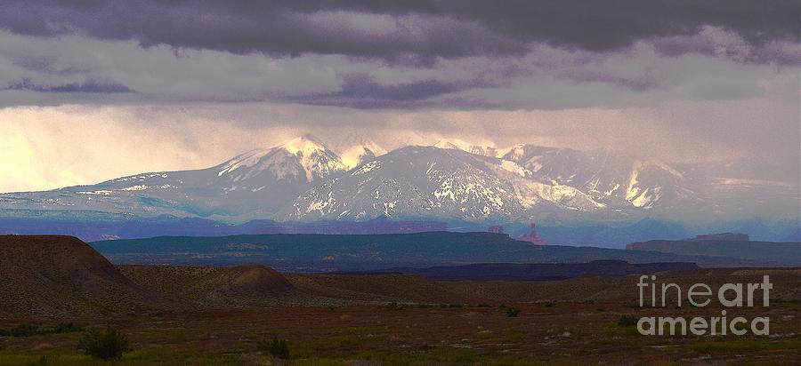 Moab Mountains Photograph By Sherry Little Fawn Schuessler - Fine Art ...